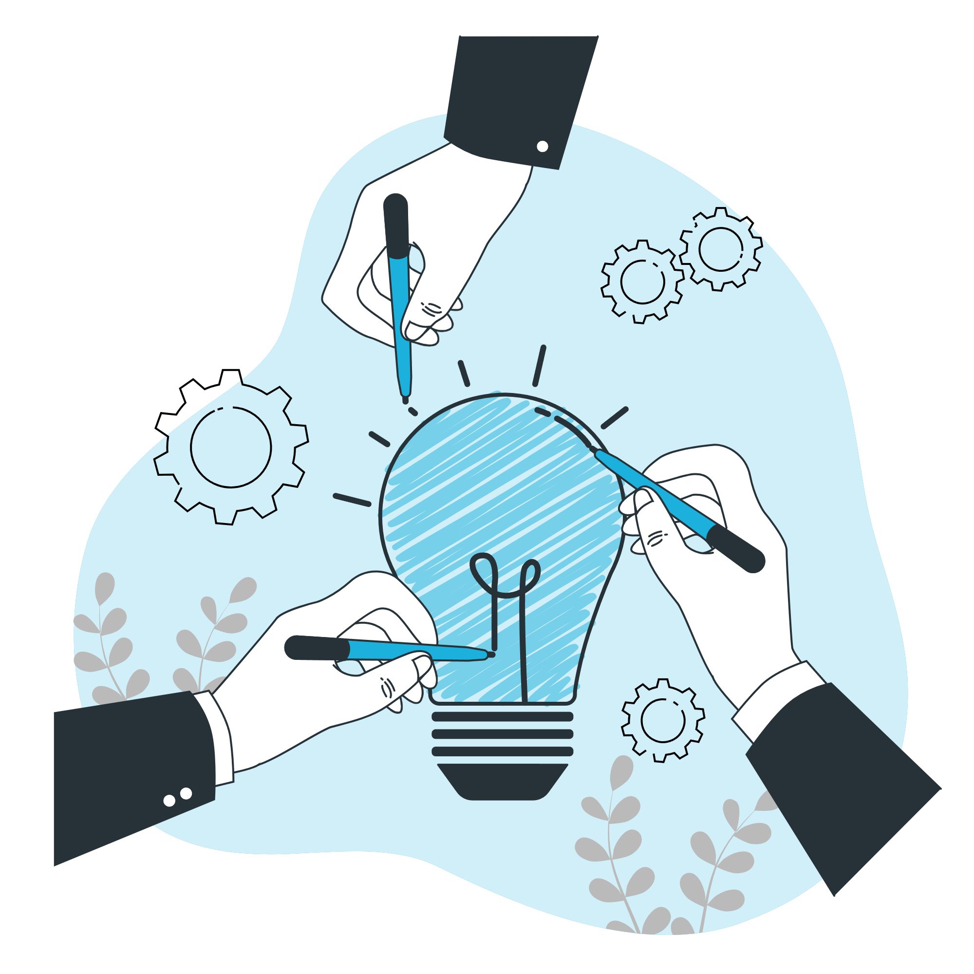 Financial growth illustration