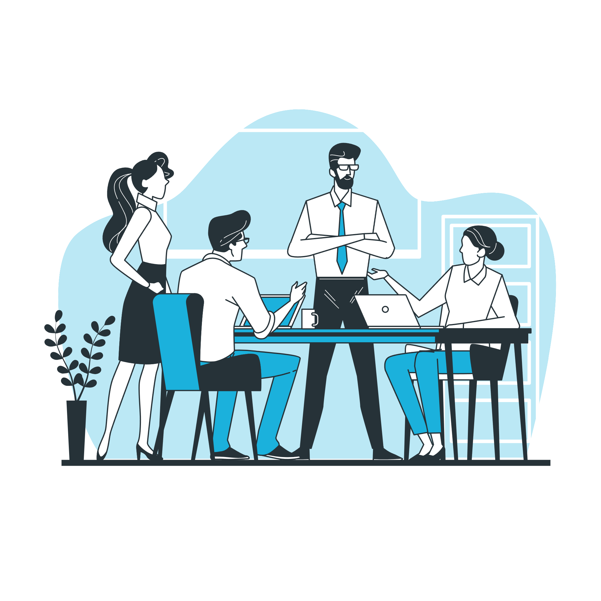 Financial success illustration
